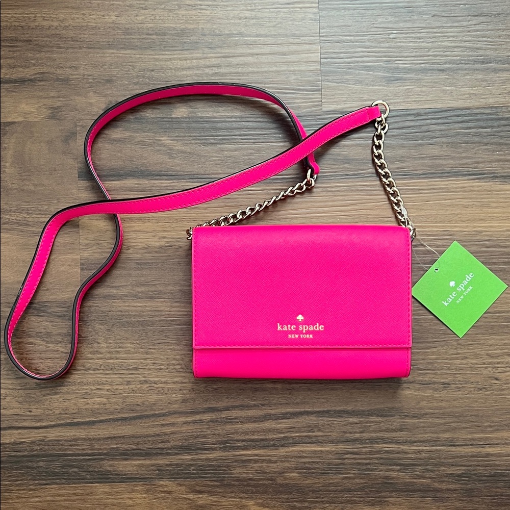 Kate Spade Cami Crossbody Bag in Pink Confetti